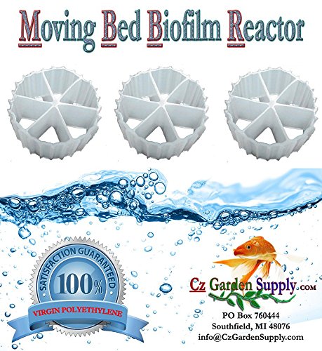 K2.5 Xl Cz2.5 Filter Media Premium Grade Moving Bed Biofilm Reactor (Mbbr) Fresh, Virgin, Not Recycled. Creates Most Robust Good