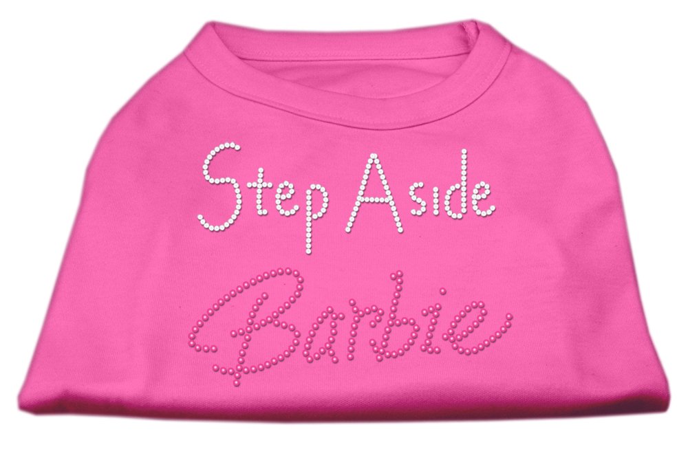 Mirage Pet Products 10-Inch Step Aside Barbie Print Shirt for Pets, Small, Bright Pink