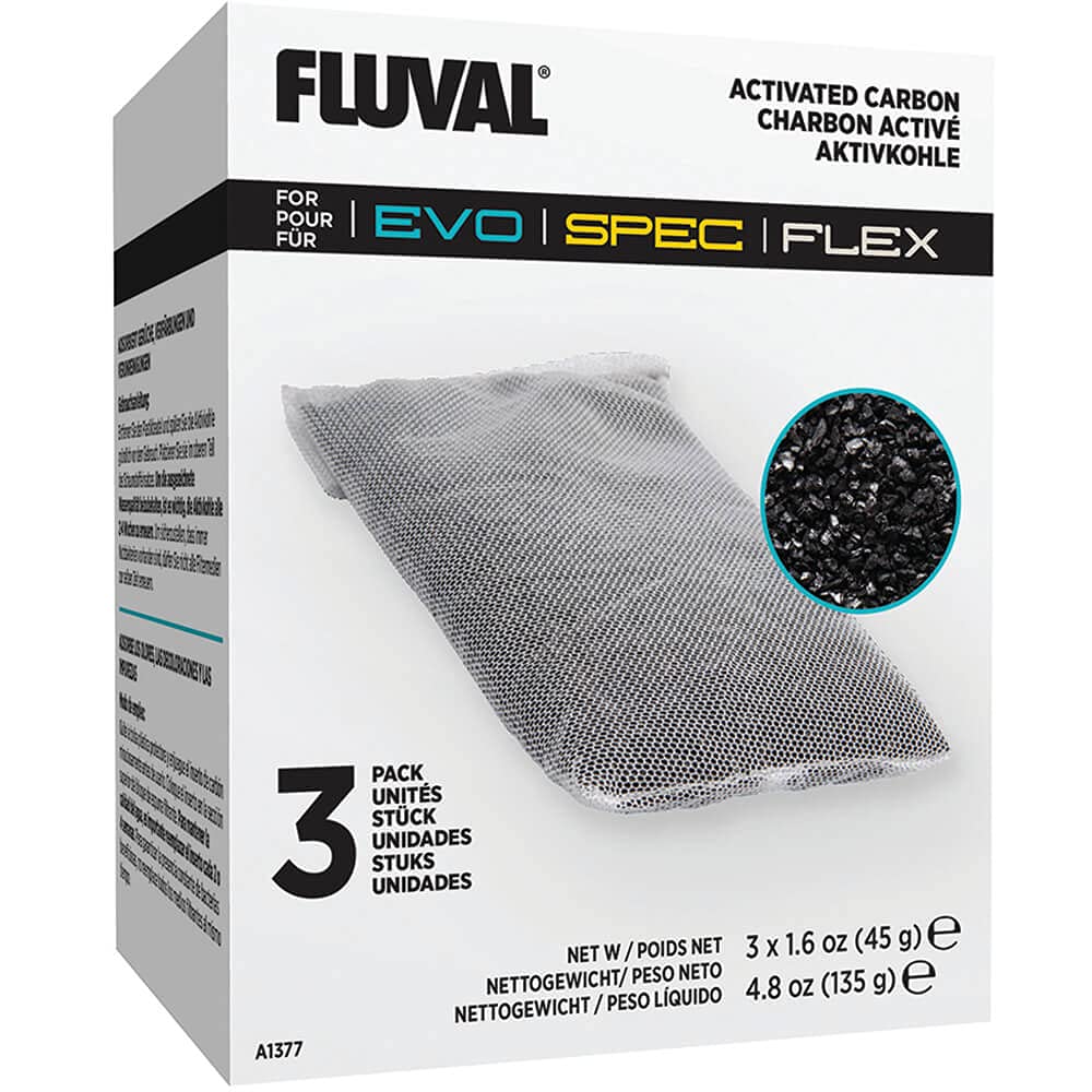 Fluval Spec Carbon (3 Pack) [Set Of 4]