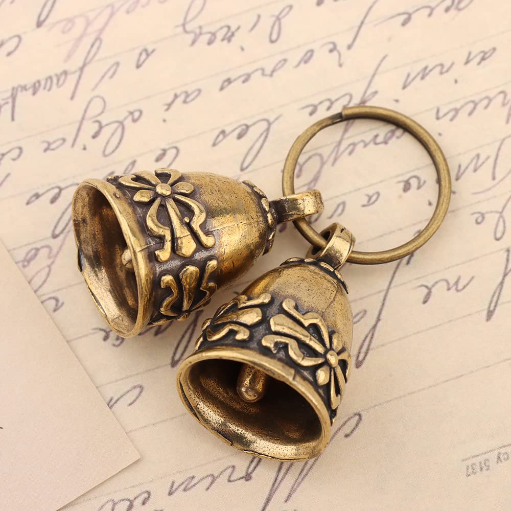 Kcrygogo Copper Collar Bell For Small Pet, 0.7 Inch Bell For Cats And Dogs,Noise Not Loud Come With Silver Pet Anti-Lost Id Pend