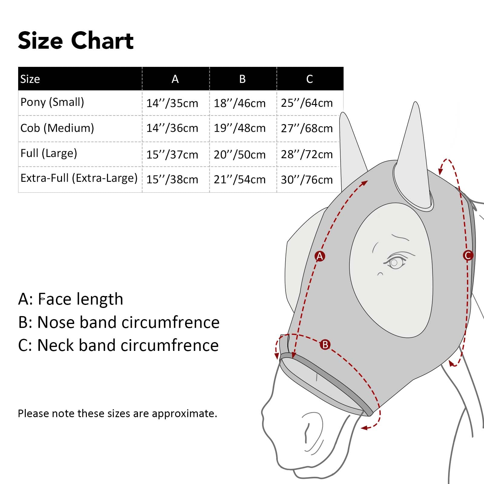 Harrison Howard Super Comfort Stretchy Fly Mask Large Eye Space with UV Protection Soft on Skin with Breathability Dream Star M