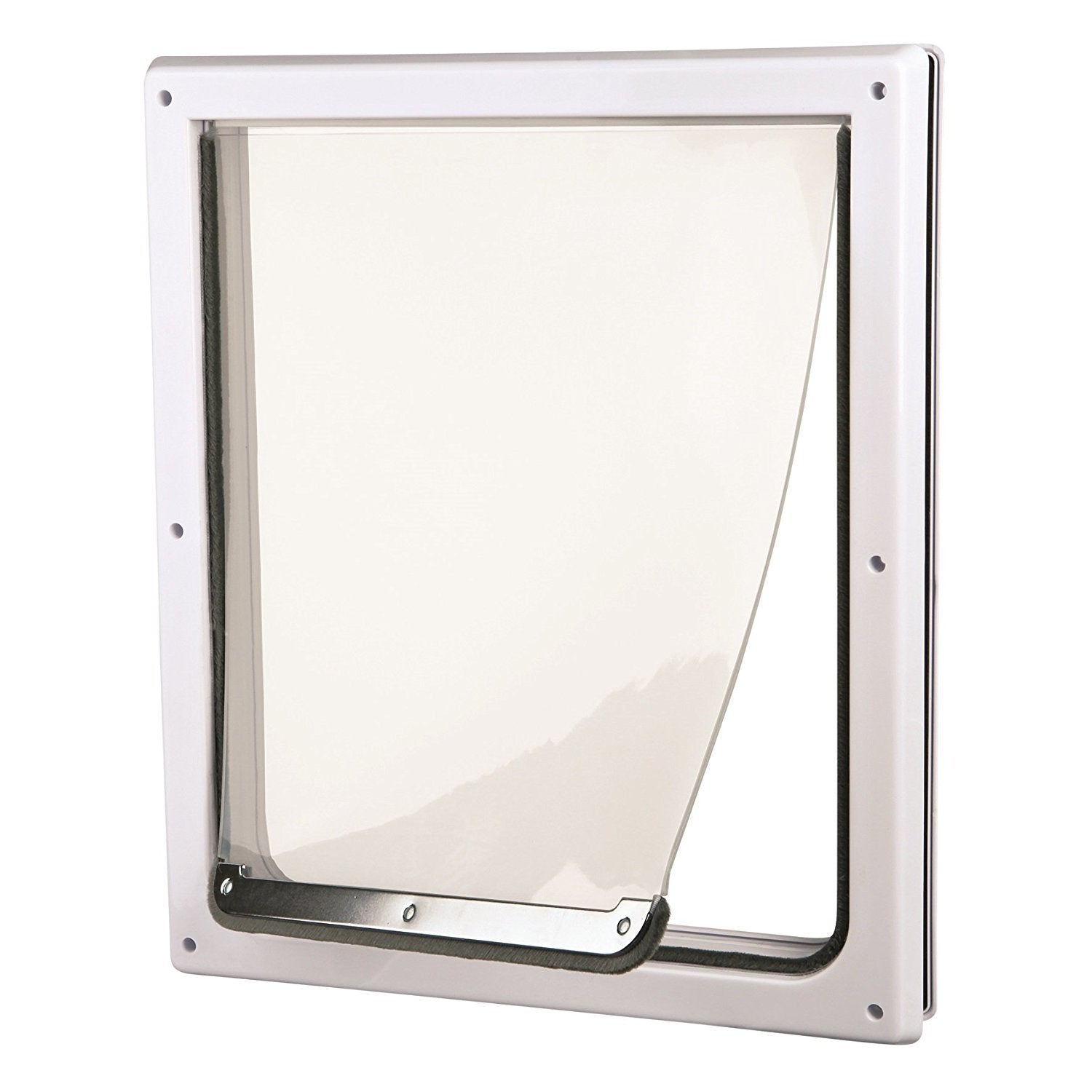 Trixie Pet Products 2-Way Locking Dog Door, Medium To X-Large Dogs, White