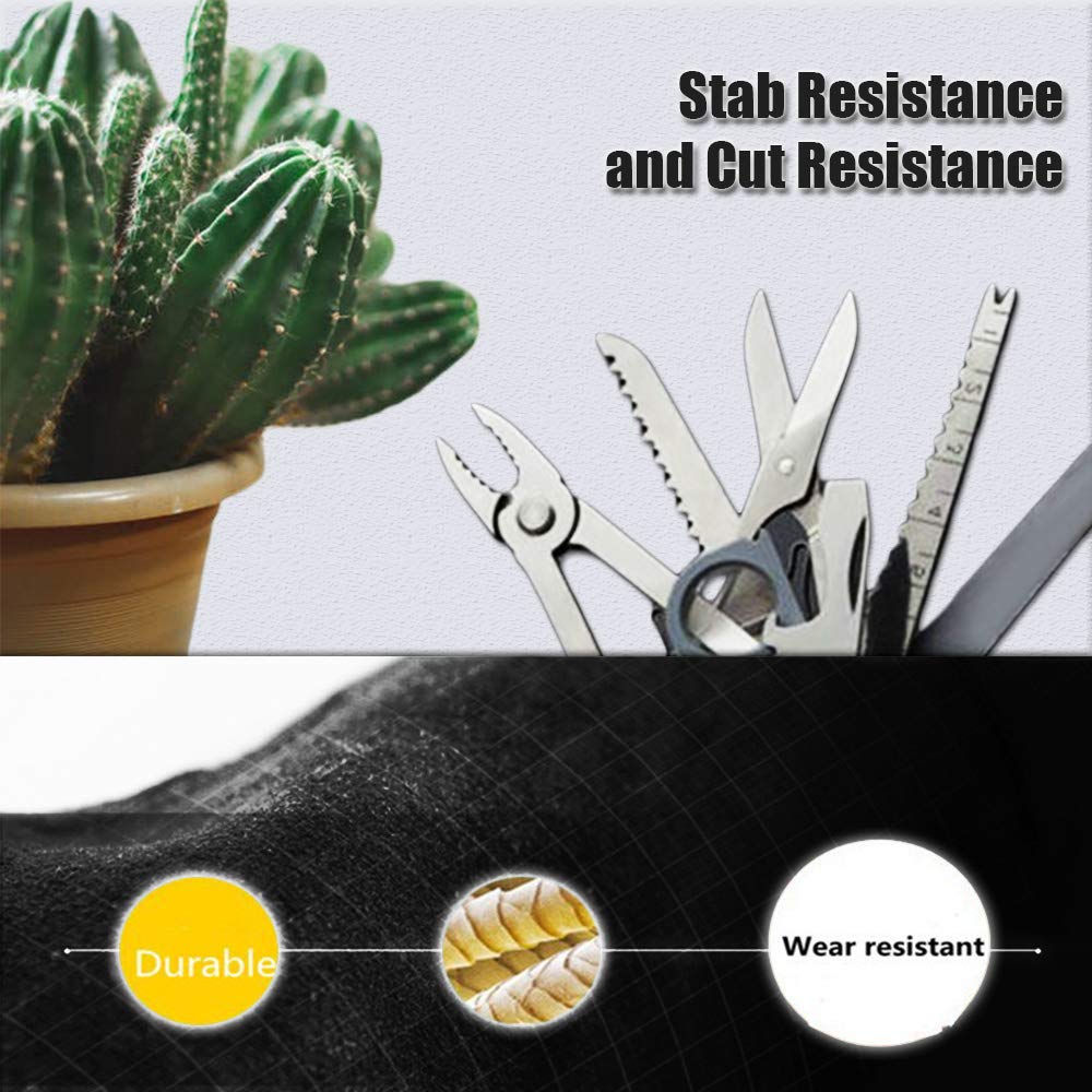 Ybb Animal Handling Anti-Bite/Scratch Gloves For Dog Cat Bird Parrot Pet (Black)