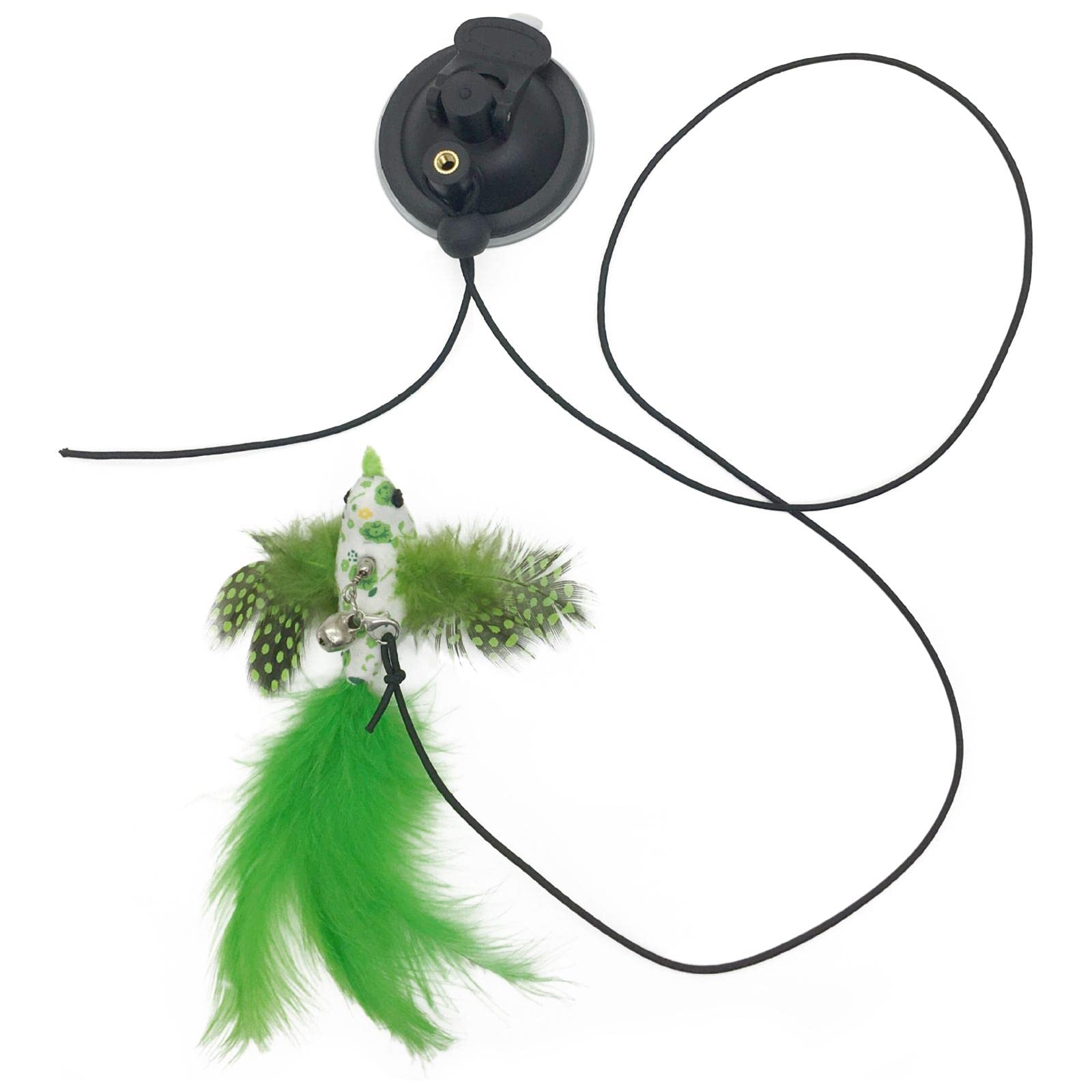 Ecomistiq Interactive Cat Toys Teaser Stick Wand Toy Bulbul| Toys| Supplies |Pet