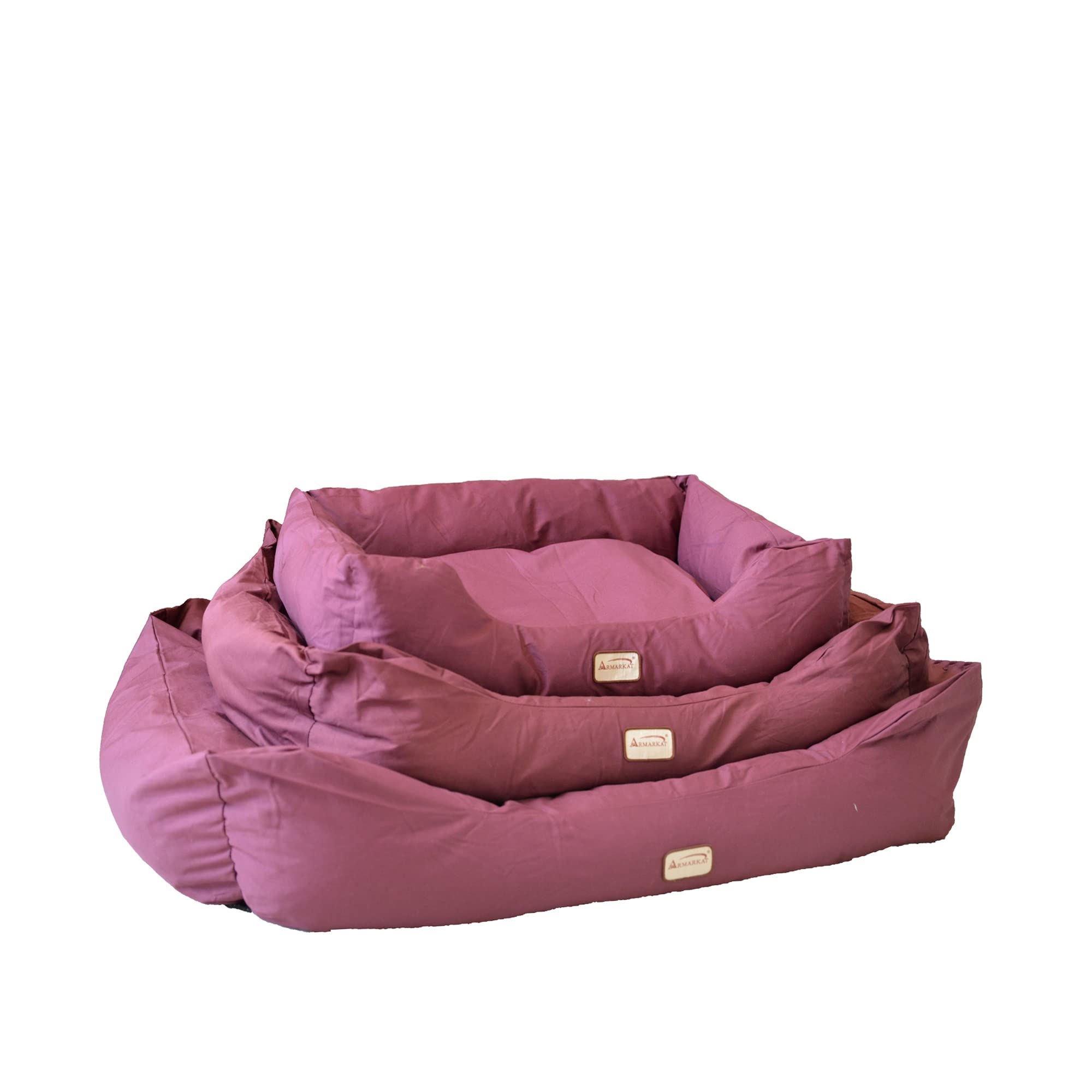 Armarkat Pet Bed 49-Inch by 35-Inch D01FJH-Xtra Large, Burgundy
