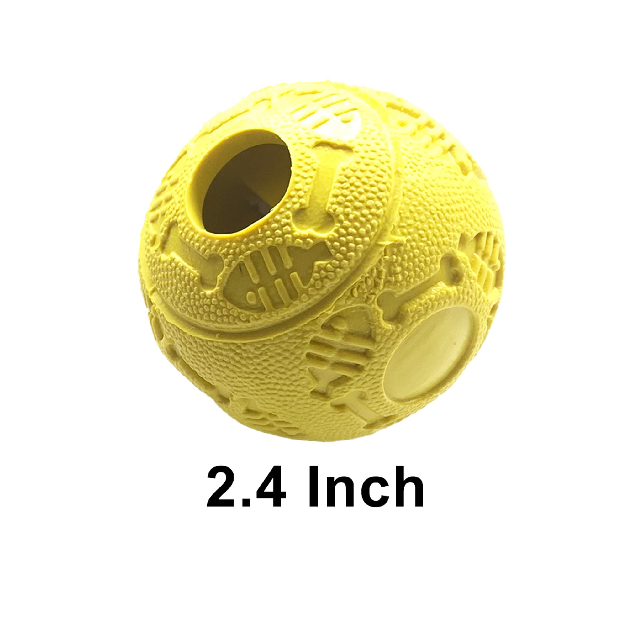 Jalousie Dog Puzzle Balls Dog Treat Dispensing Balls Non-Toxic Natural Rubber Dog Chew Toys For Puppy Pet Dog Teething Puzzle Pl