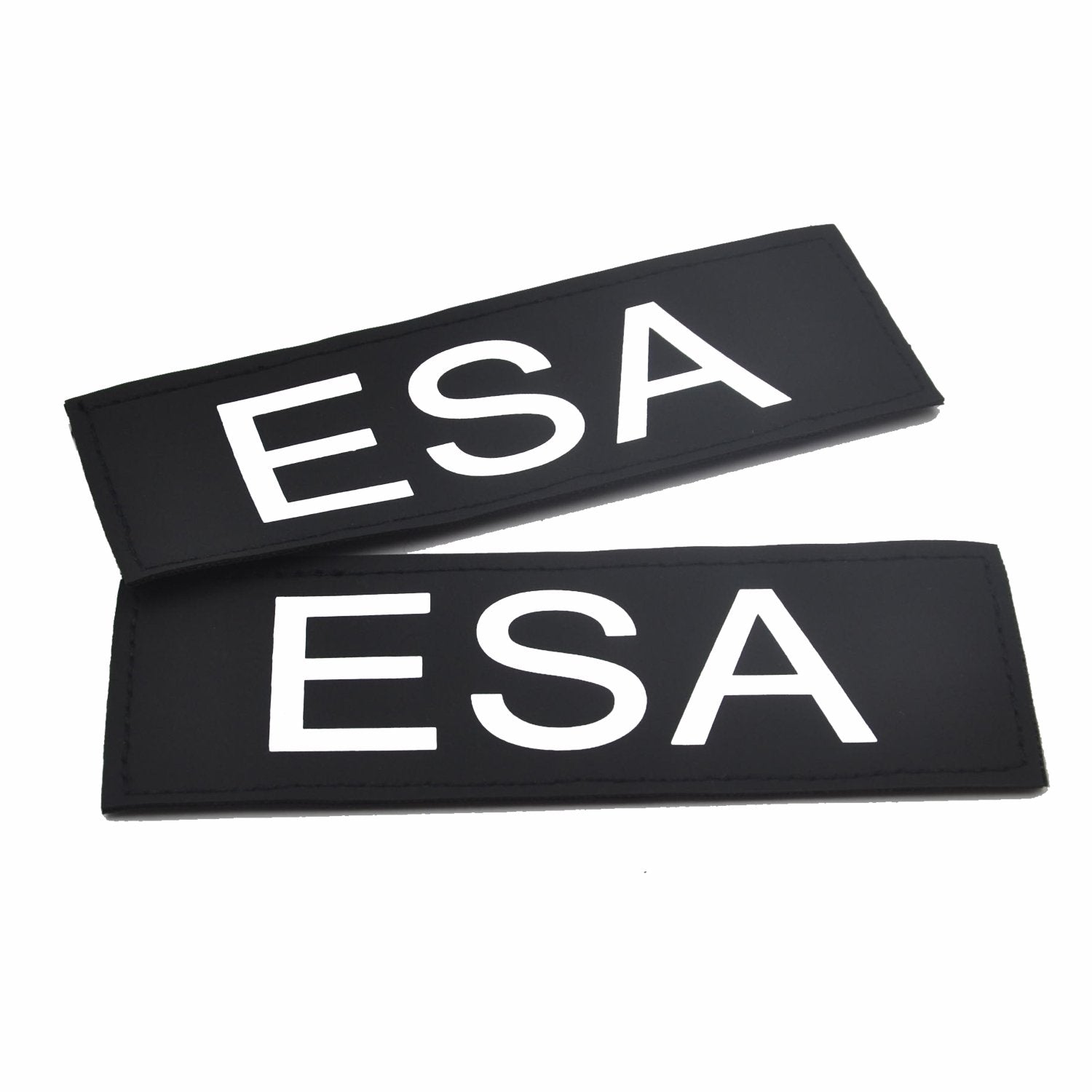 2 Pack Reflective Service Dog Patches with Hook Back for Pet Collar Vest Harness - 3 Sizes