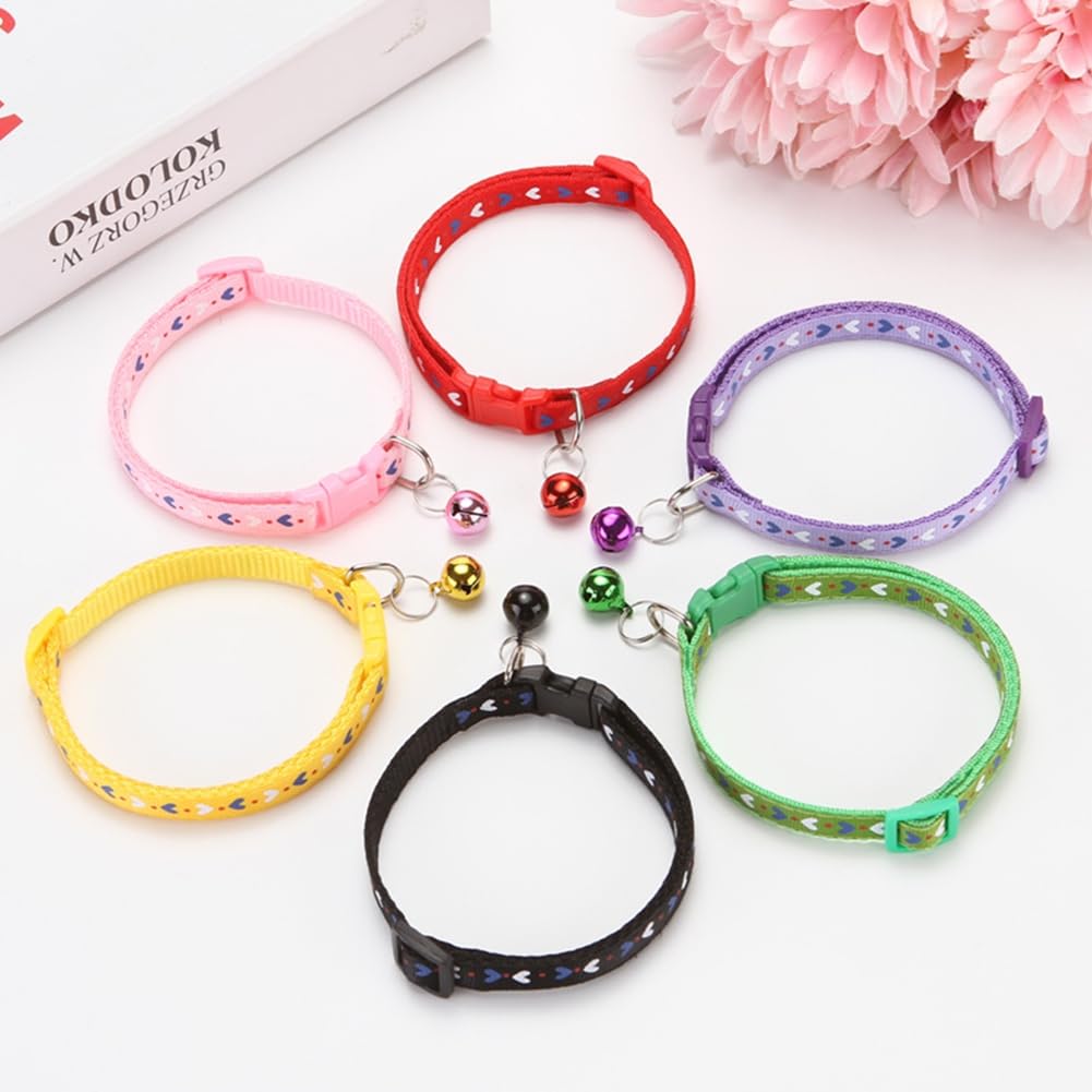 Puppy Collar With Bell, 2-Pack Basic Cat Collars With Bells Xs Dog Collar For Xxs Xs Small Tiny Pet Dogs Female Kitten Girls Ani