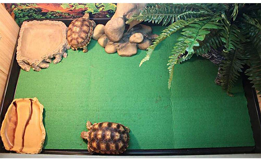Tfwadmx Reptile Carpet Mat Pet Terrarium Liner Cage Mat Substrate Liner Bedding Reptile Supplies For Terrarium Lizards Snakes Bearded Dragon Gecko Chamelon Turtles Iguana (70.87'X23.6')
