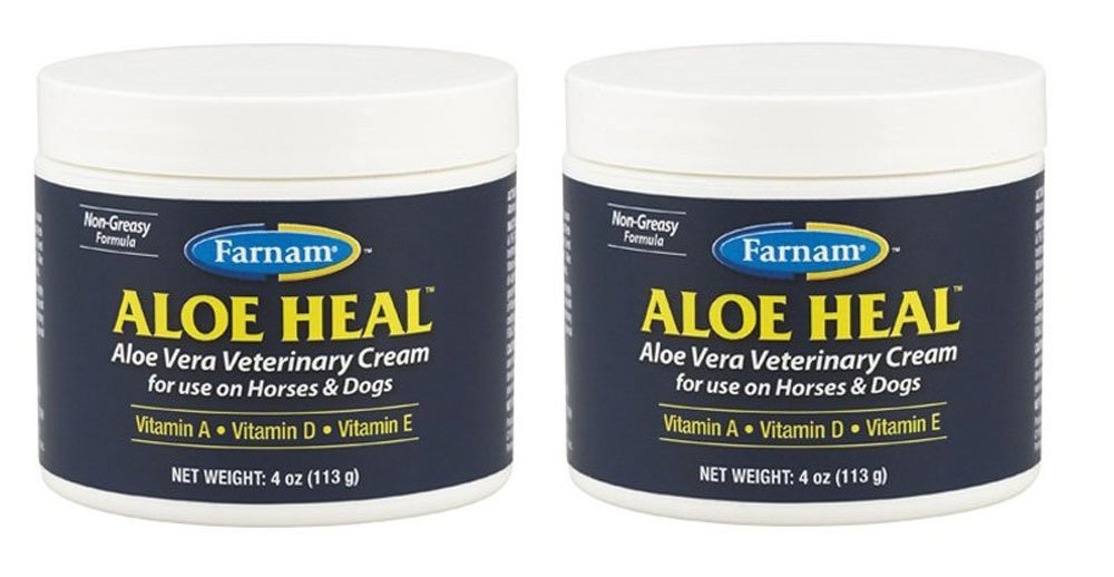 (2 Pack) Farnam Aloe Heal Veterinary Cream with Aloe