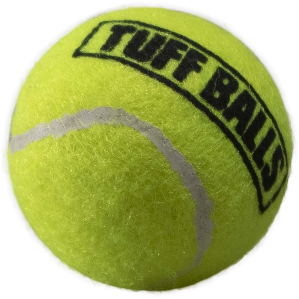 Petsport Yellow Tennis Ball Dog Toys | 2 Pack Mini (1.5'') Pet Safe Durable Felt & Rubber Tuff Balls For Small And Toy Breeds |