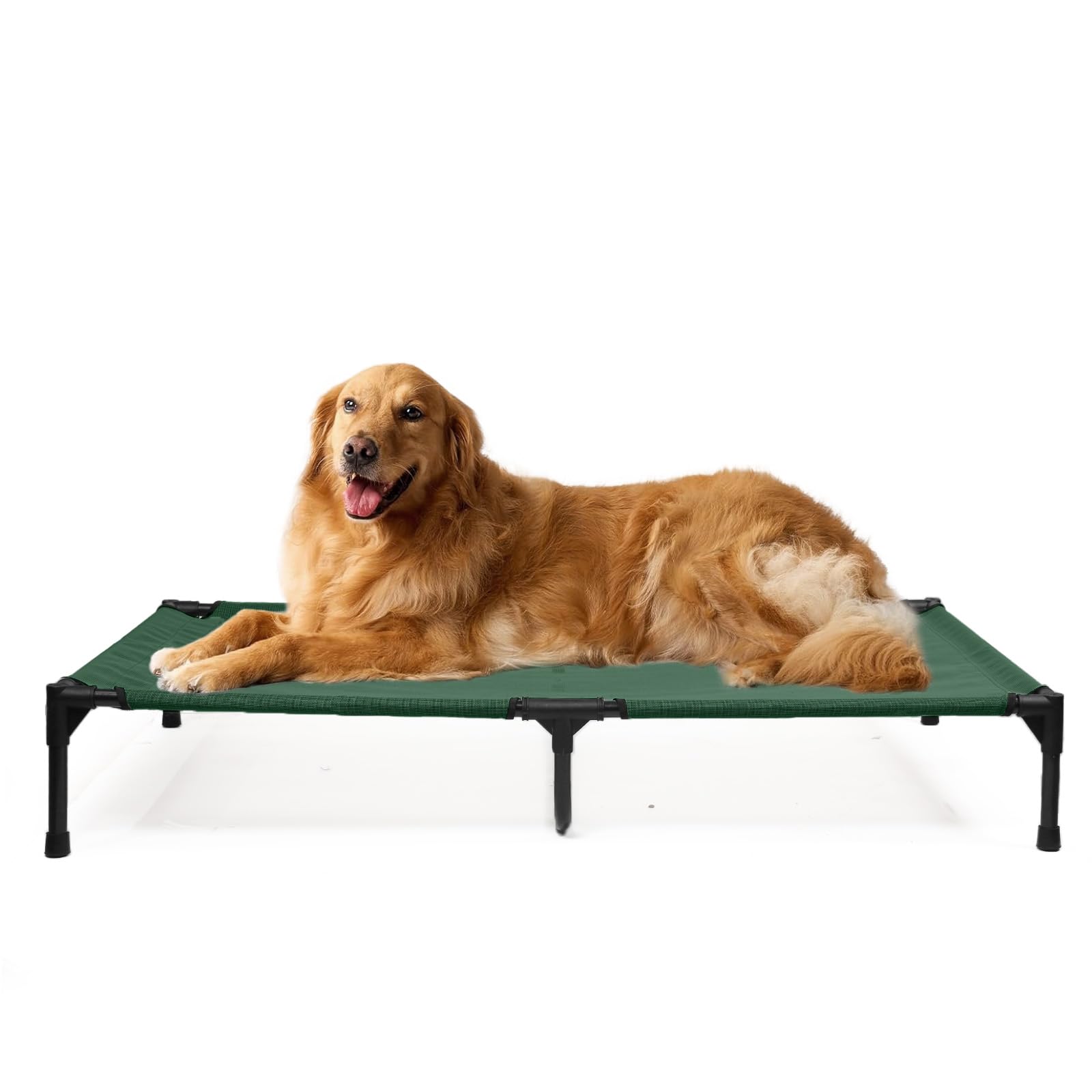 Kmfyzye 51 Inch Xl Elevated Cooling Dog Bed, Xlarge Raised Bed For Dogs With Frame, Breathable Mesh And Anti-Slip Feet, Lifted P
