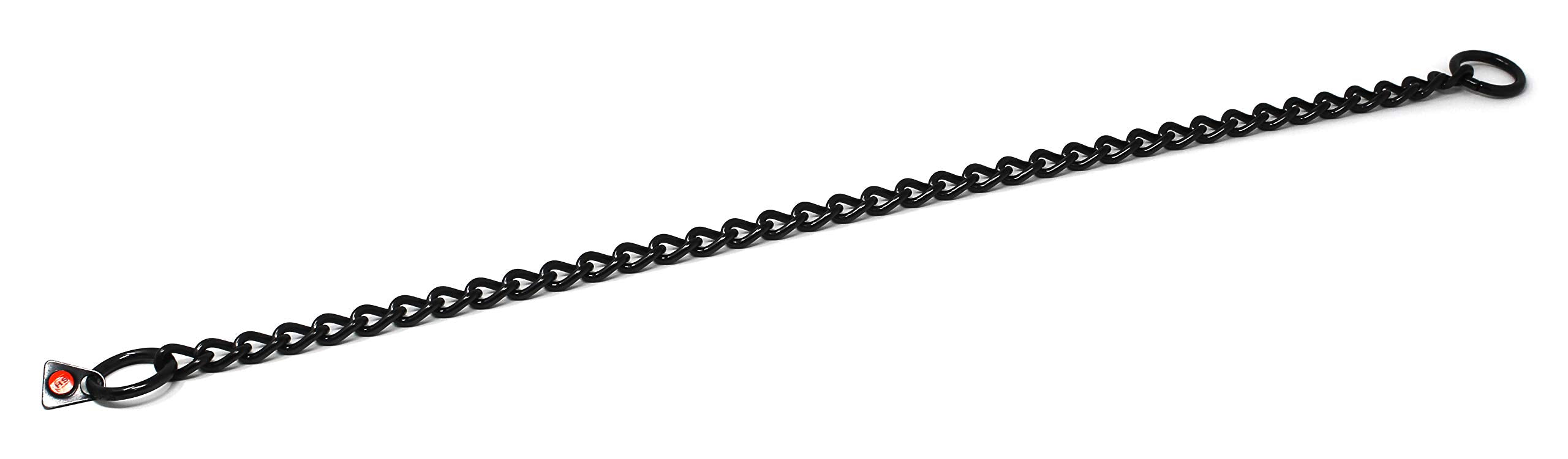 Herm Sprenger Black Stainless Steel Choke Dog Training Collar No-Pull Slip Chain For Small Medium Large Dogs For Easy Control Show Chain Collar Made In Germany 3Mm 22In (55Cm)