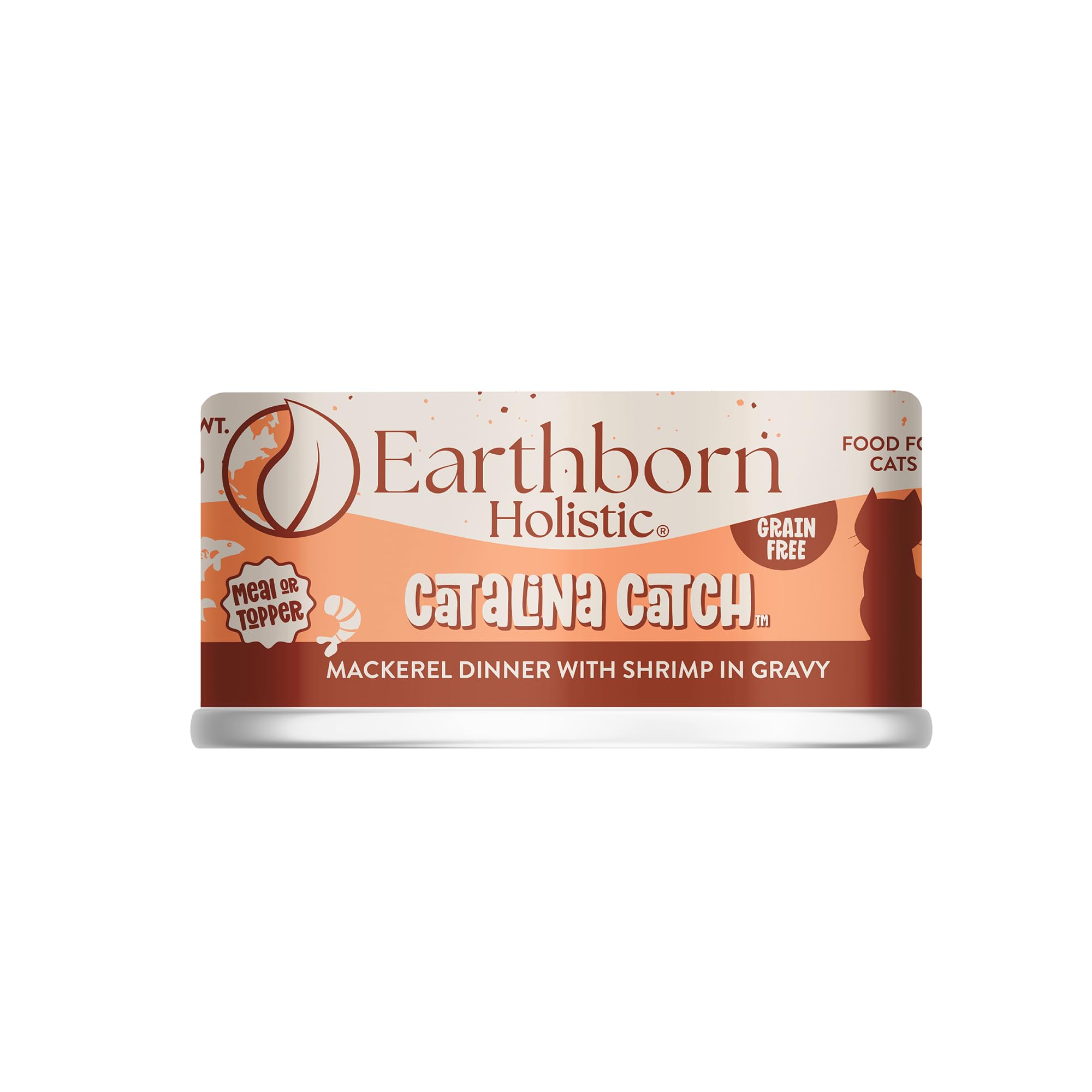 Earthborn Holistic Catalina Catch Grain-Free Moist Cat Food 5.5 oz Can