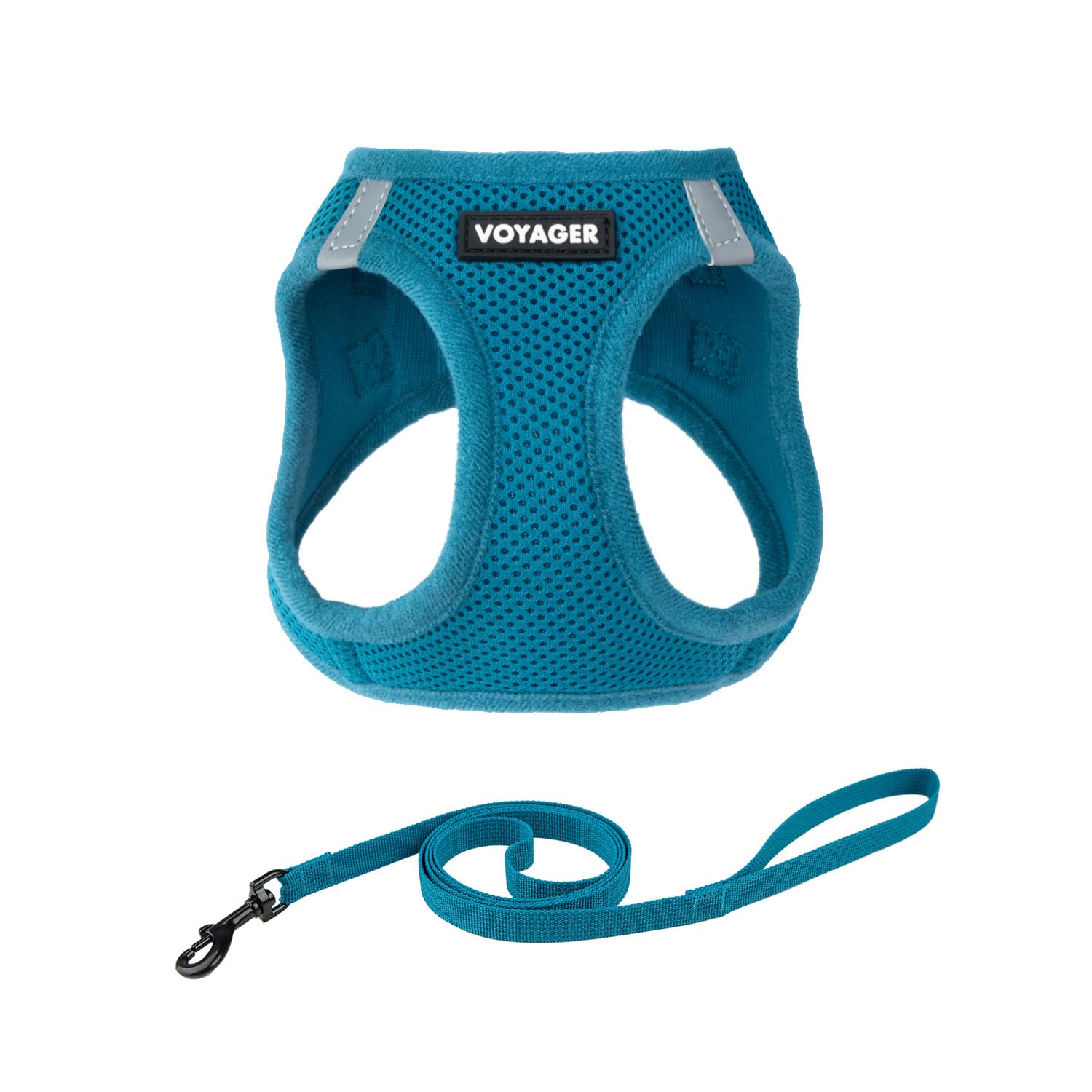 Voyager Step-in Pet Harness - All Weather Mesh, Adjustable Step in Harness for Cats and Dogs by Best Pet Supplies - 307S Turquoi