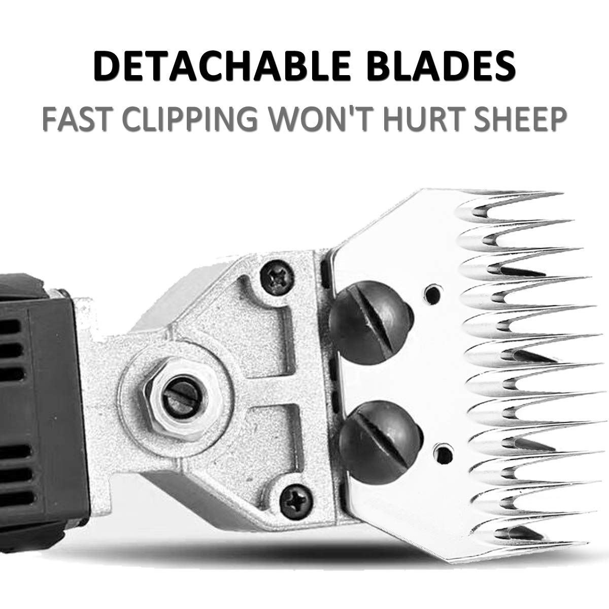 Takekit Sheep Shears Professional Electric Sheep Clippers For Sheep Alpacas Llamas And Large Thick Coat Animals Grooming, 6 Speeds Control Big And Heavy Sheep Trimmer, 380W
