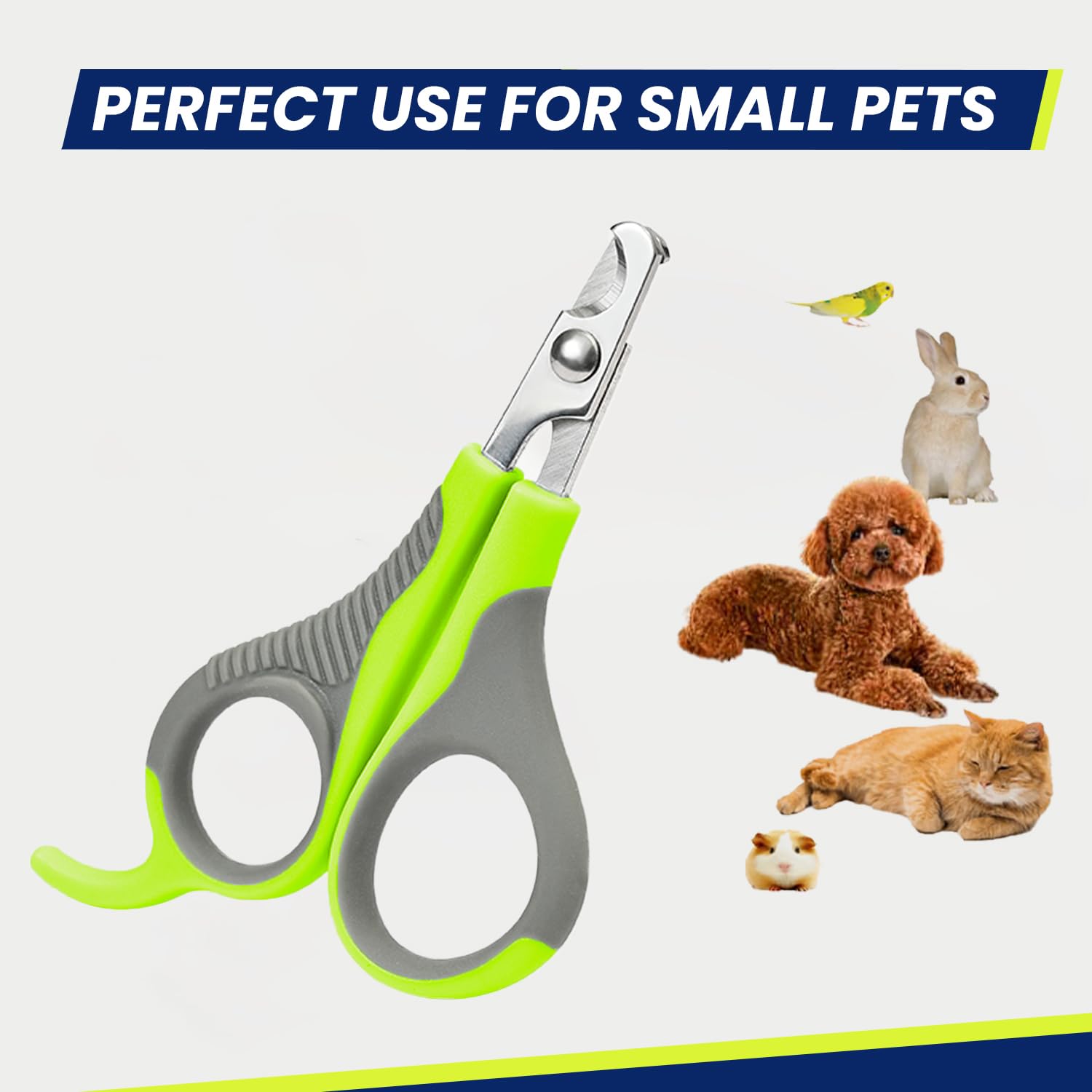 Wepet Pet Nail Clippers U07.2, Professional Claw Trimmer, Scissor For Cats, Puppies, Kittens, Hamsters, Rabbits And Small Animal