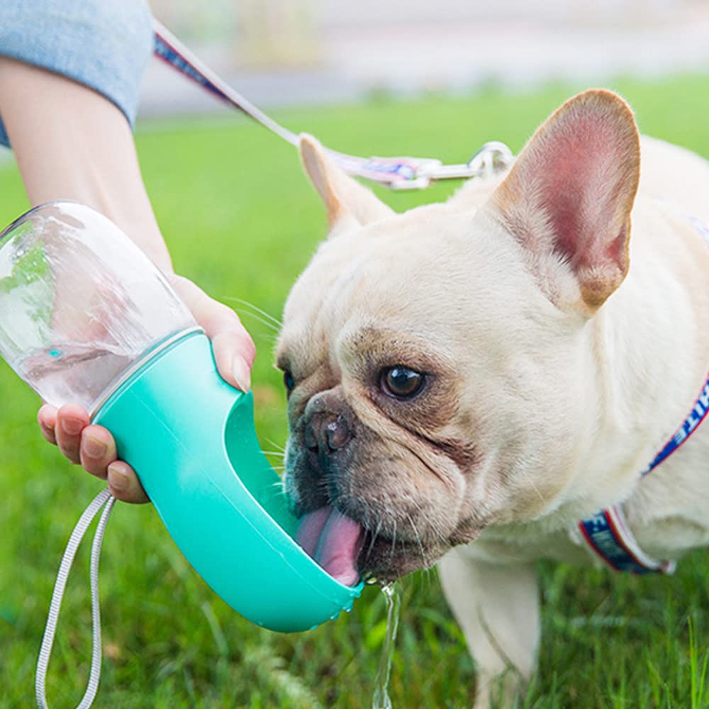 Kalimdor Dog Water Bottle, Leak Proof Portable Puppy Water Dispenser with Drinking Feeder for Pets Outdoor Walking, Hiking, Trav
