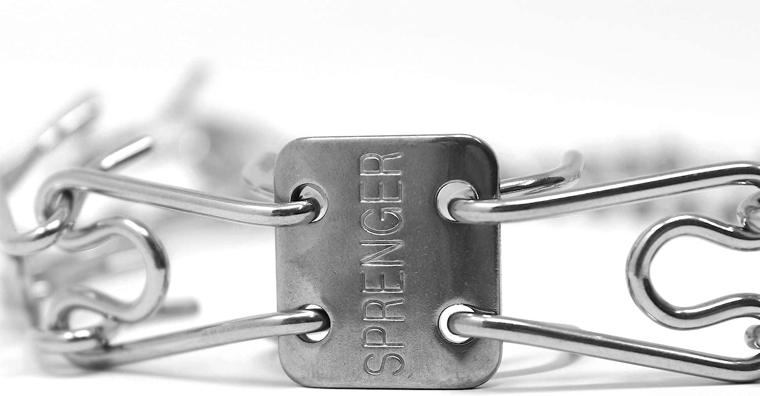 Herm Sprenger Stainless Steel Prong Dog Training Collar Ultra-Plus Pet Pinch Collar No-Pull Collar For Dogs Anti Pull Training Collar Made In Germany 3.2Mm X 23In Medium