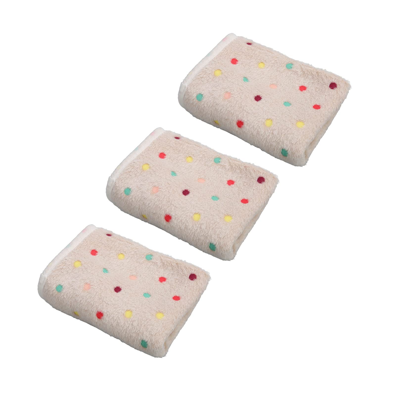Pet Warm Sleep Mat, Pet Blanket Easy to Clean and Dry Skin Friendly 3Pcs Warm for Cats for Camping for Home 25.5cm