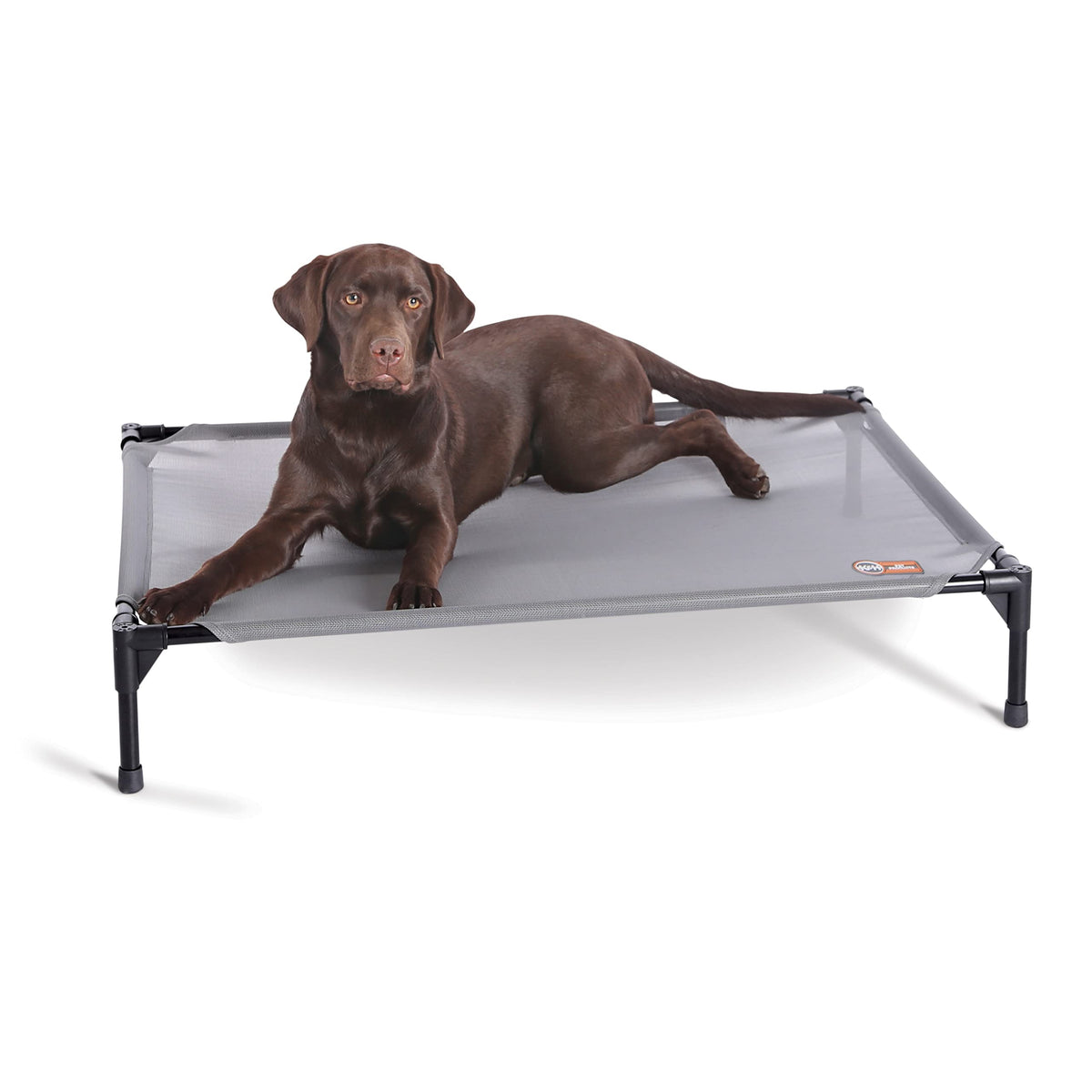 K&H Pet Products Elevated Outdoor Dog Cot Bed, Raised Cooling Bed With Washable Breathable Mesh For Large Dogs, Portable Raised 