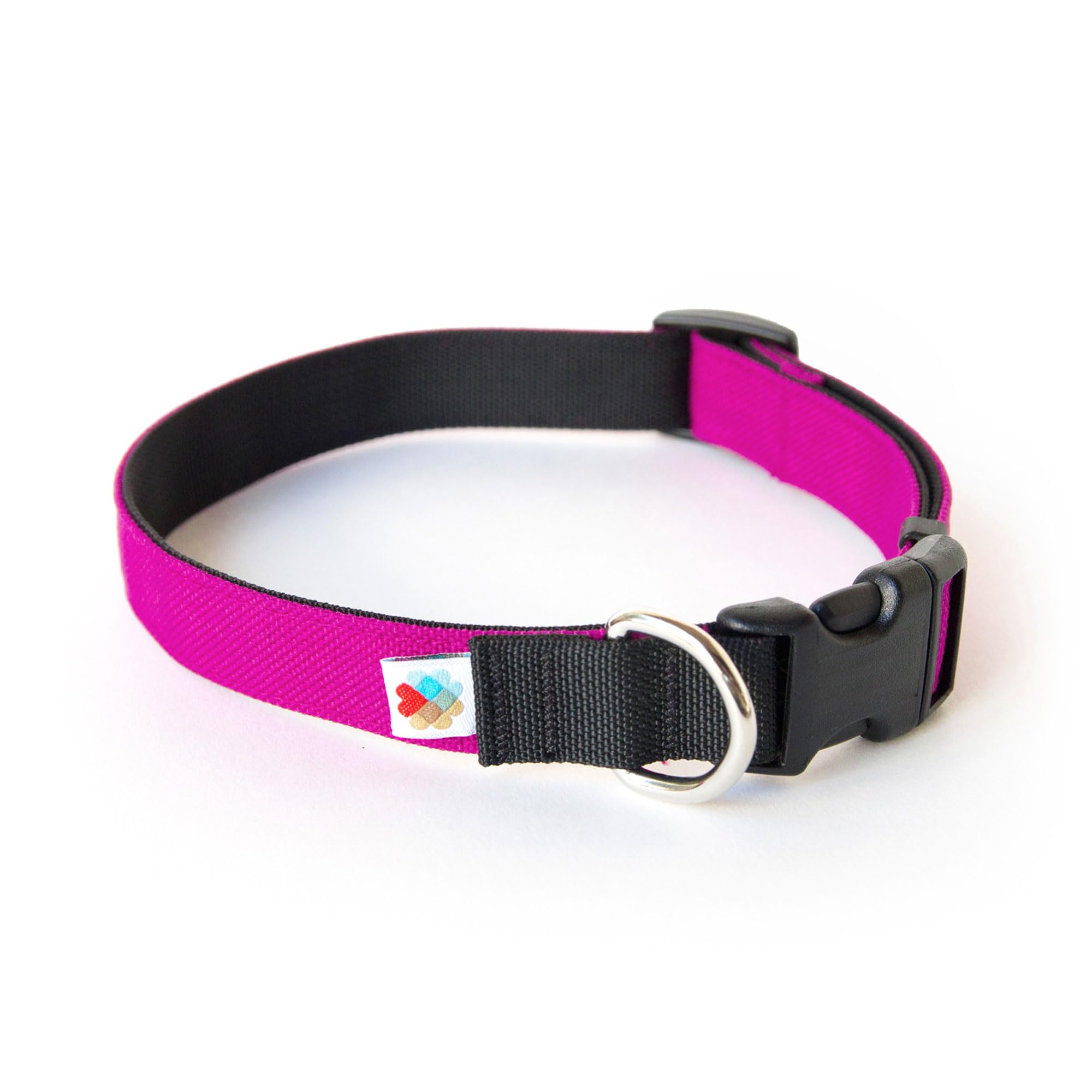 Dog Collar, Lightweight, Heavy Duty Dog Collar with Buckle, Fabric Pet Collar, Breathable & Adjustable Puppy Collar, for Large D
