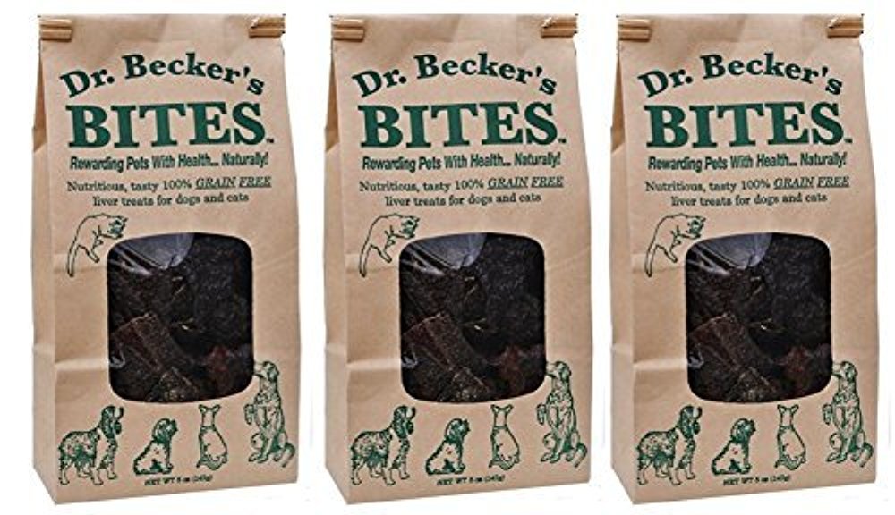 Dr. Becker'S Bites Grain Free Treats For Dogs & Cats, 3 Packs