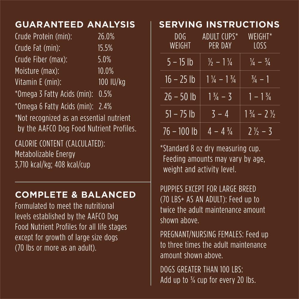 Be Natural Lamb & Oatmeal Dry Dog Food, 24 lb. Bag