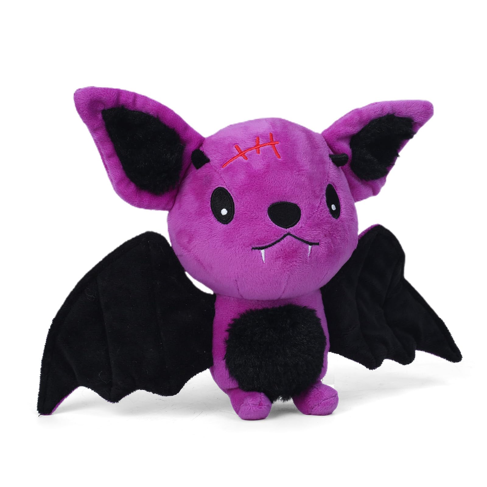 Blnboimrun Squeaky Dog Toys For Chewing, Interactive Plush Bat With Crinkle Paper, Durable Puppy Toys For Small Medium Large Dog