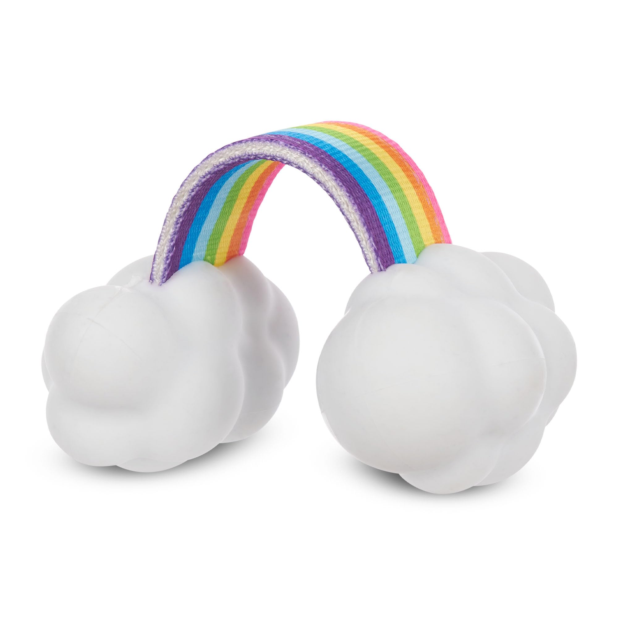 Barkbox Dog Toys - Toy G Biv Rainbow Super Chewer Tug Toy For Aggressive Chewers With Double Reinforced Strap And Tough Rubber C