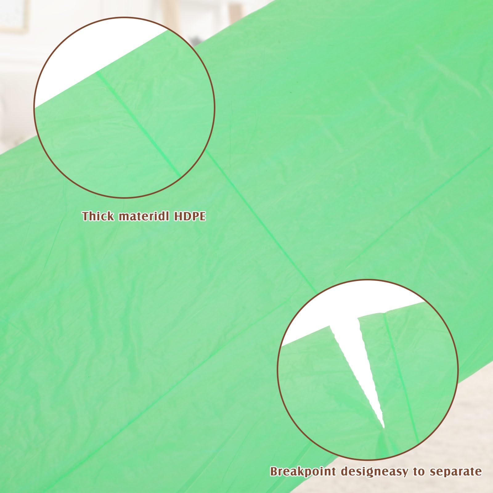 Sherr 50 Rolls Dog Waste Bags 10000 Count Dog Trash Bags Leak Proof Pet Doggie Poop Roll Waste Thick Plastic Bag For Home Park O