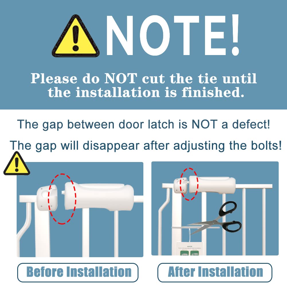 Flower Frail Narrow Baby Gate 29-34 Inch Wide Pressure Mounted Baby Gate Walk Through Child Gates For Kids Or Pets Indoor Auto Close Safety Gates White