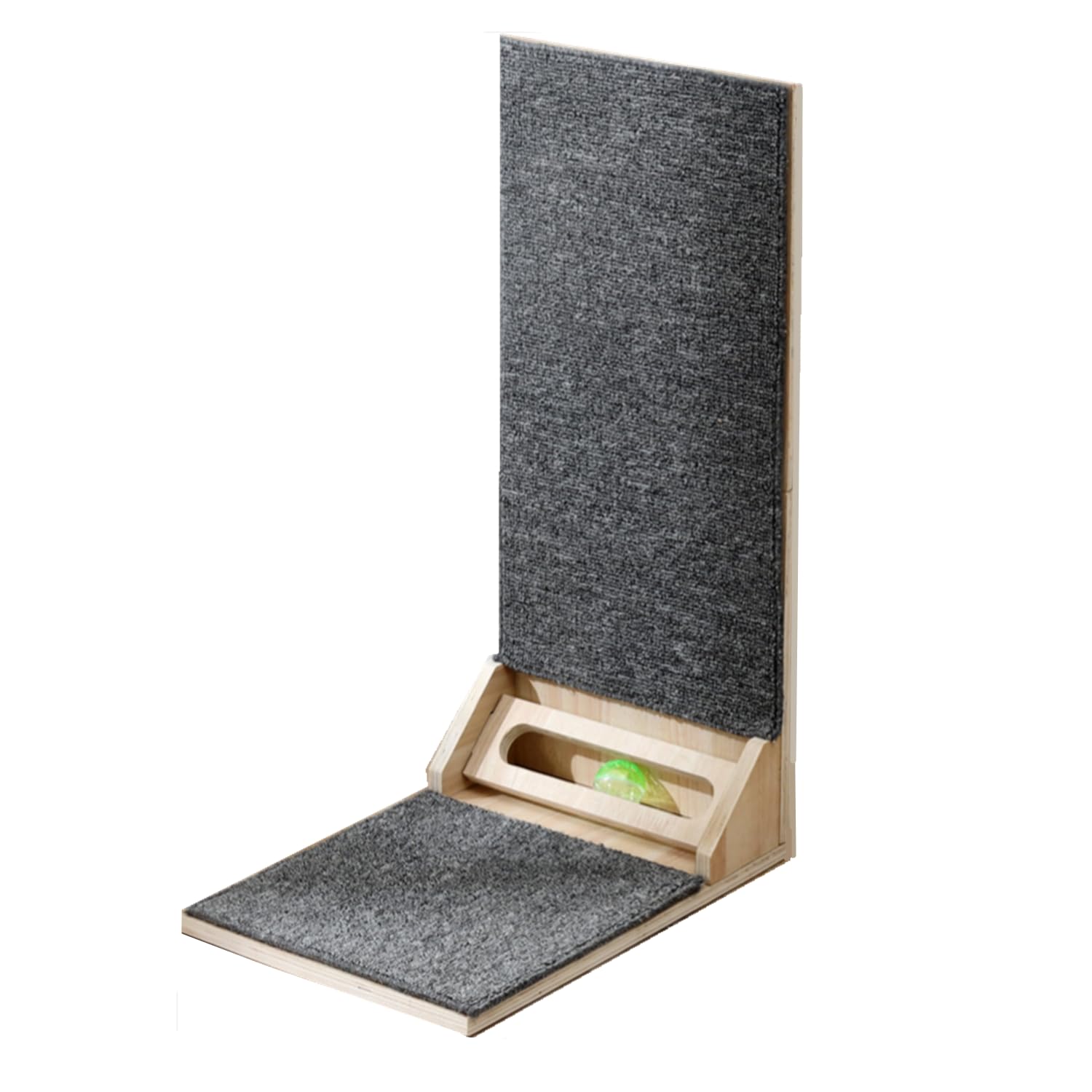 SHENGOCASE 24 Tall L-Shape Cat Carpet Scratcher Cat Scratching Post, Sofa Couch Protector Replaceable Scratching Pad Mat Sisal