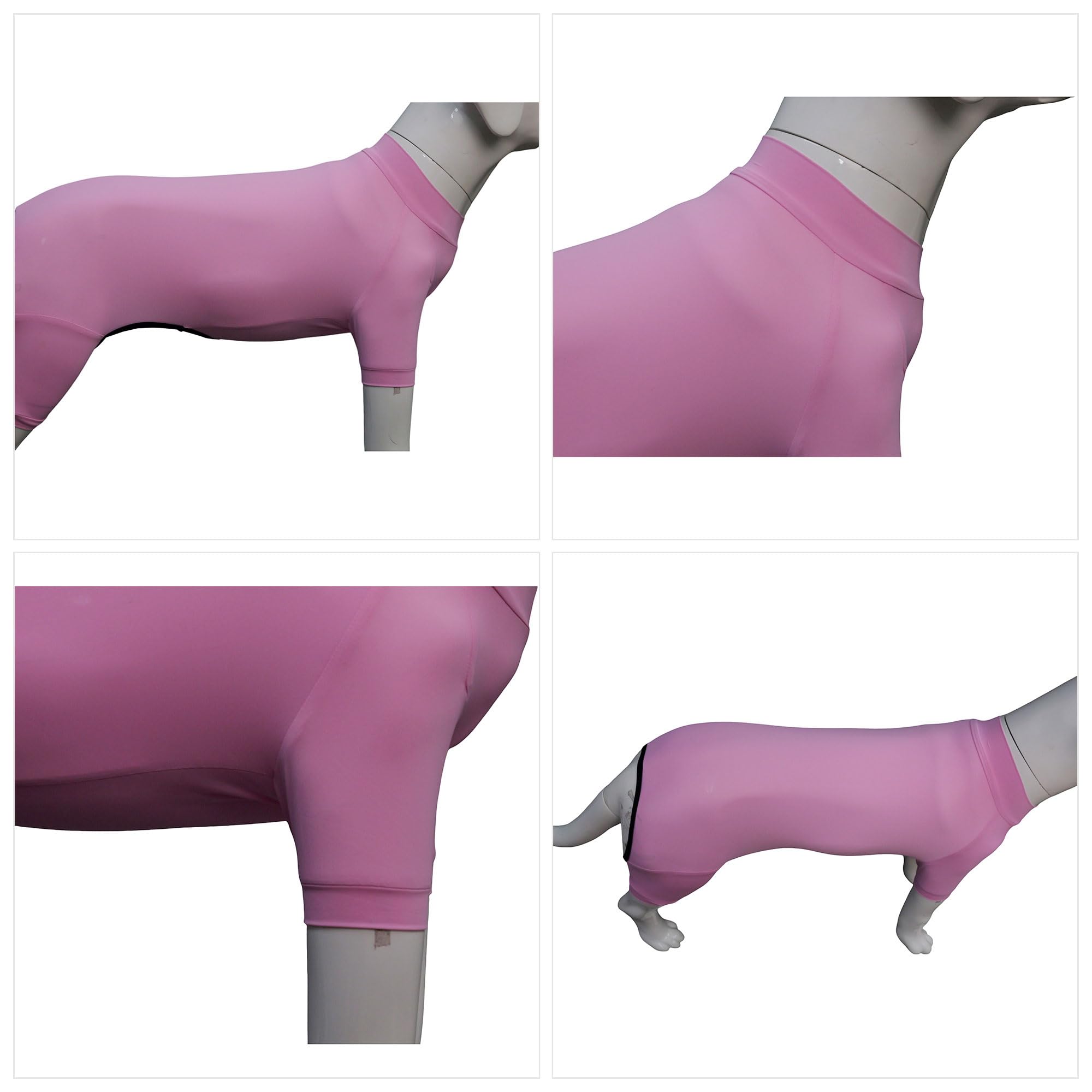 Lovelonglong Dog Jumpsuit With Uv Protection And Quick-Dry Fabric For Spring Summer Pet Pajamas Pink Xs