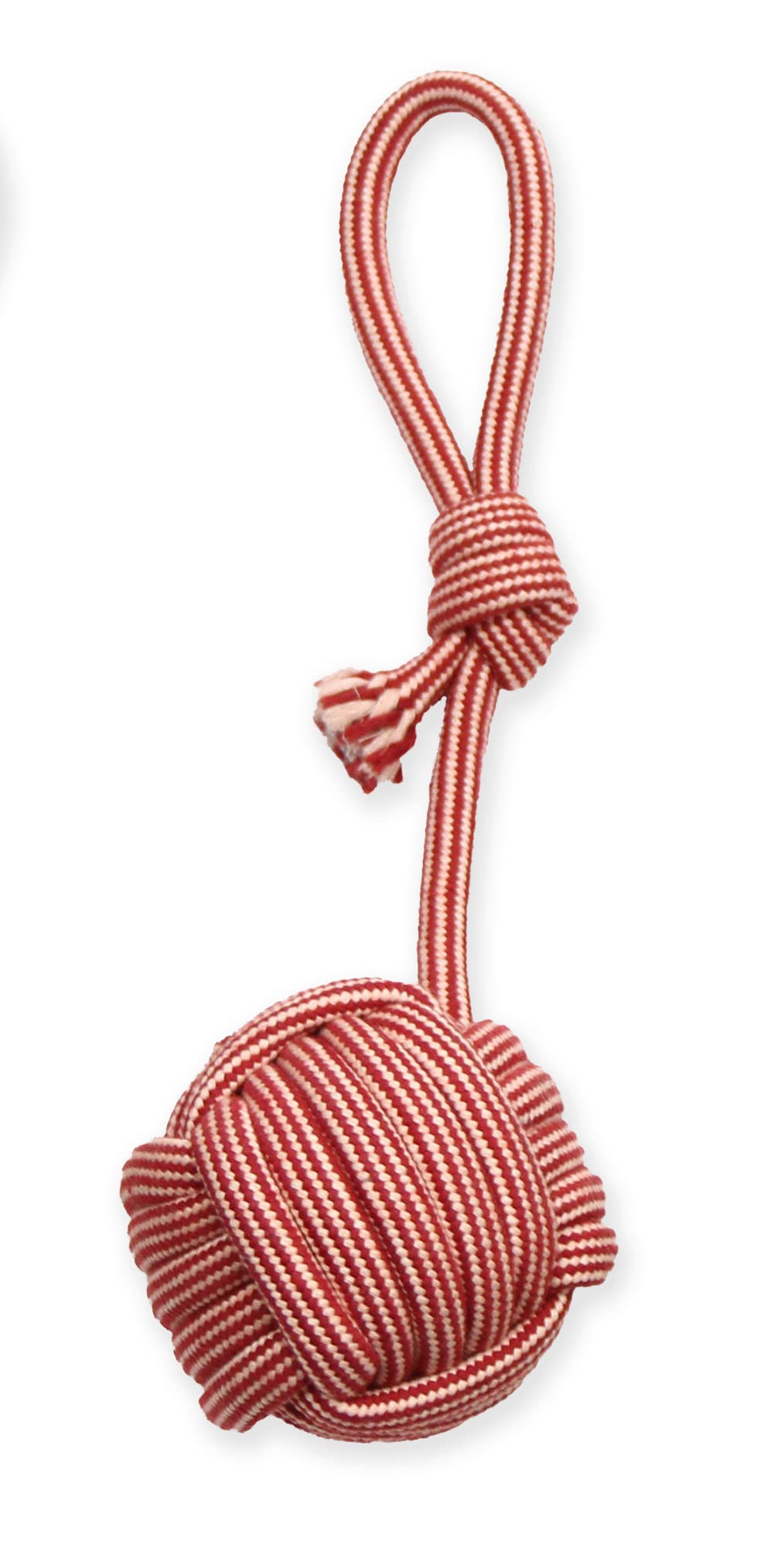 Mammoth Pet Products 43725196: Extra Flossy Chew Monkey Fist Tug W/Loop Handle Dog Toy, 14In