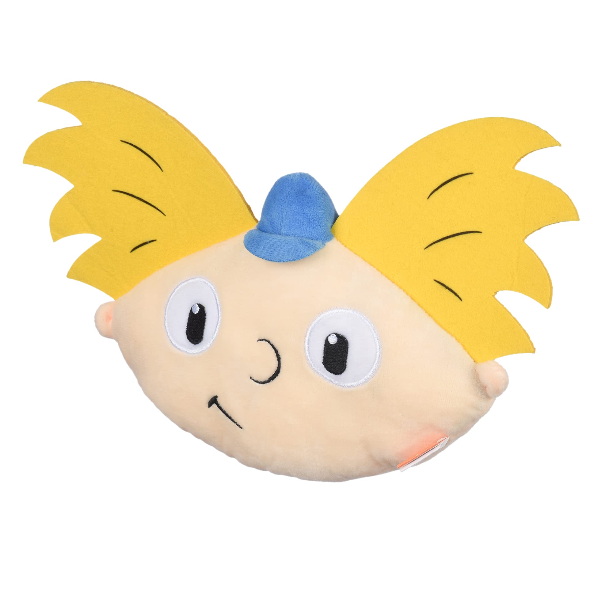 Nickelodeon For Pets Hey Arnold Football Head Plush Dog Toy | 8 Inch Squeaky Dog Toy - Plush Dog Toy For All Dogs With Hey Arnold Toy Football Head | 90S Nickelodeon Toys