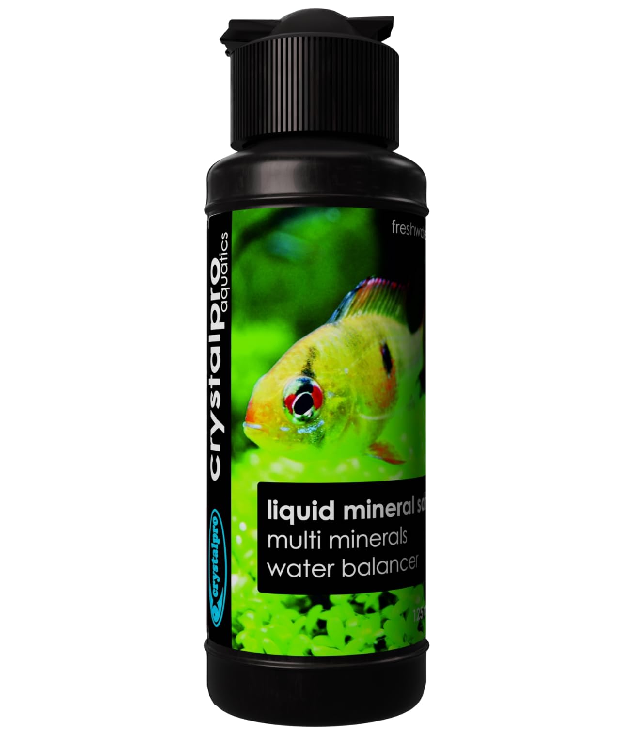 Crystalpro Liquid Mineral Salt 4.2 Oz - Liquid Aquarium Salt for Tropical Freshwater Fish - Reduces Stress - Boosts Protective C