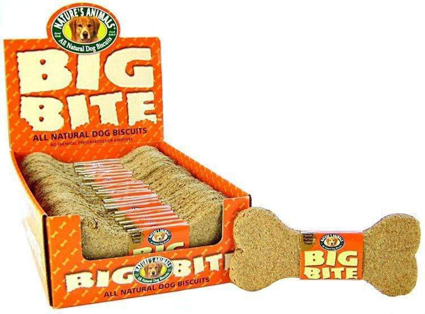 Natures Animals Big Bite, All Natural Dog Treats, 24 Count