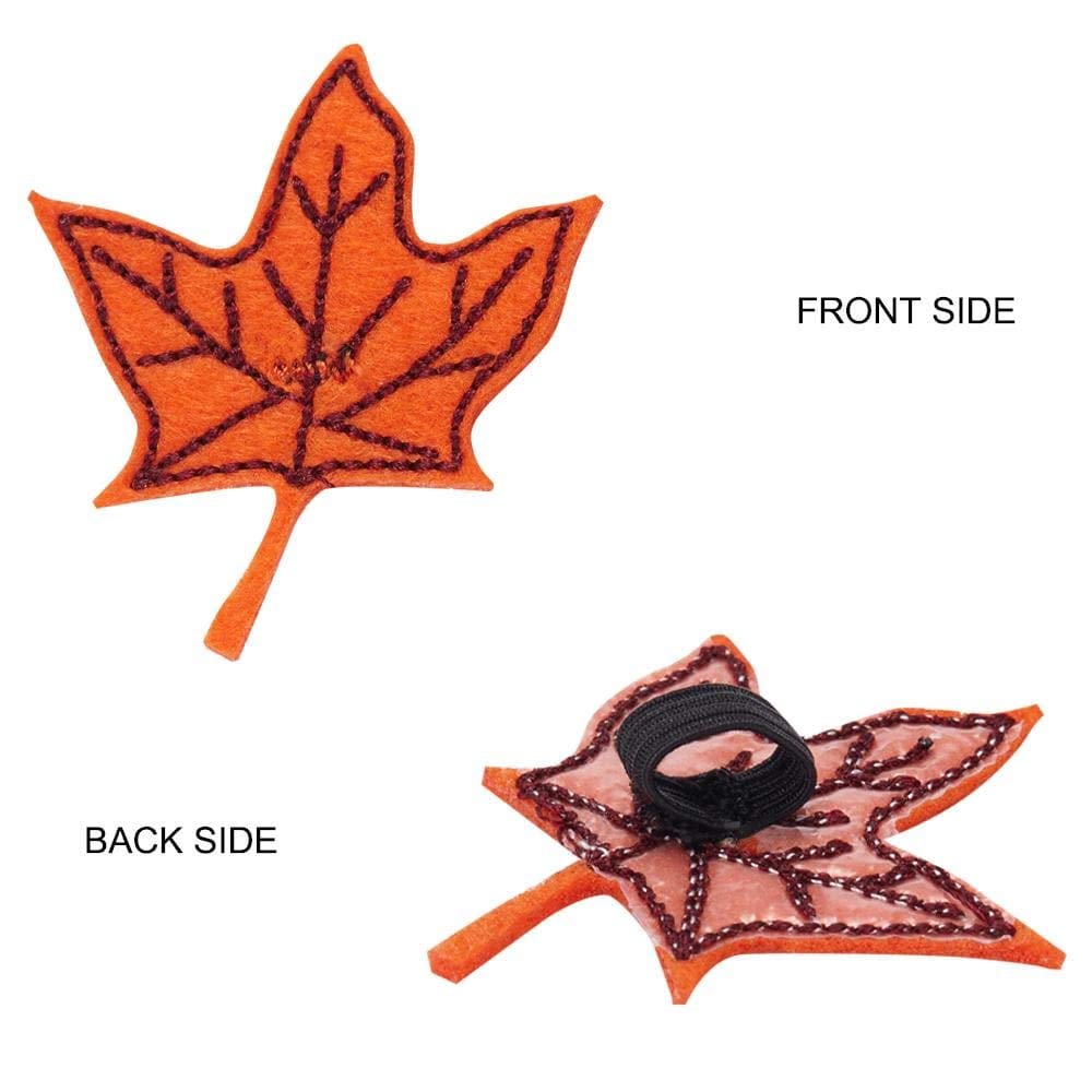 Blueberry Pet 8 Patterns Thanksgiving Fall Festival Moonlit Turkey Designer Adjustable Dog Collar with Maple, Small, Neck 12''-1