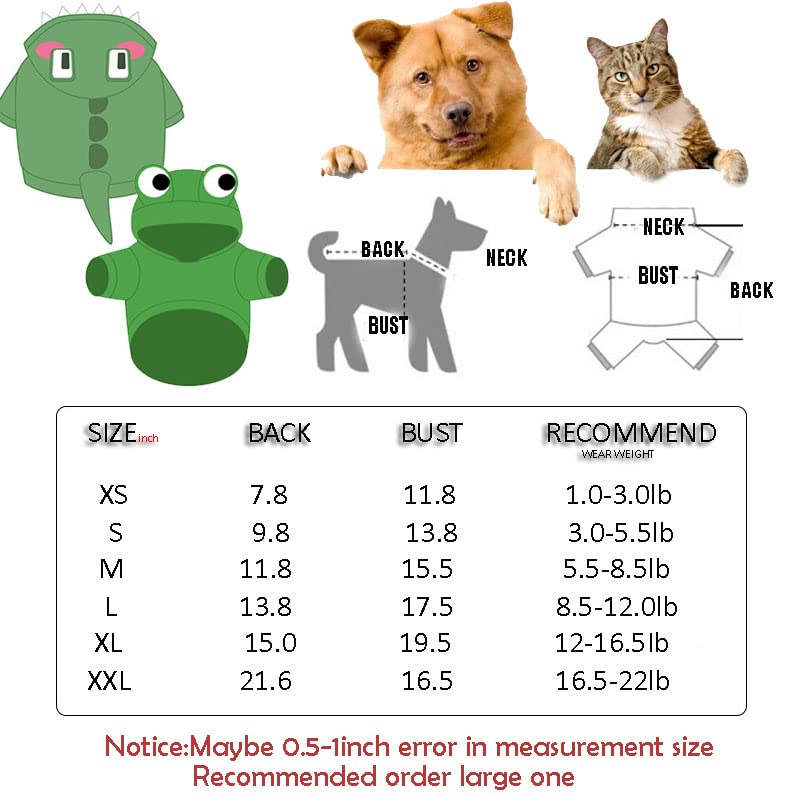 Pet Funny Hoodie Ugly Christmas Sweater Cold Weather Warm Coat For Puppy Small Dog Halloween Party Costume Cute Hoodie