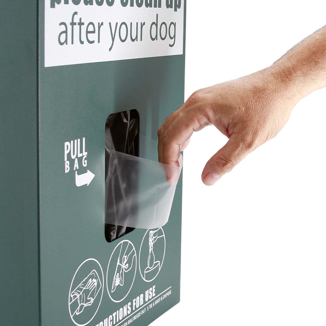 Zero Waste Usa - Rust Proof Aluminum Dog Waste Station Onepul Header Bags - 400 Bags And 25 Liners Included - Over 500K Sold In