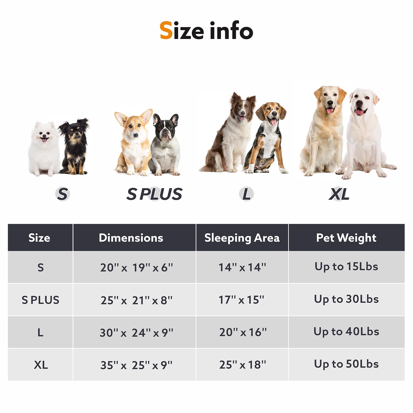 SIWA MARY Dog Bed for Medium Large Size Dogs,Stars Pattern Design Inside, Rectangle Pet Sofa, Washable Soft Sleeping Warming Pet