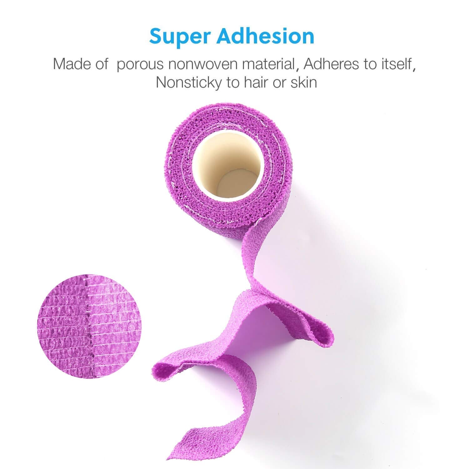 WePet Pet Wrap, Self-Adhesive Non-Woven Bandage, Emergency Cohesive Gauze, for Dogs, Cats, Horse, Birds, Wounds, Wrist Healing,