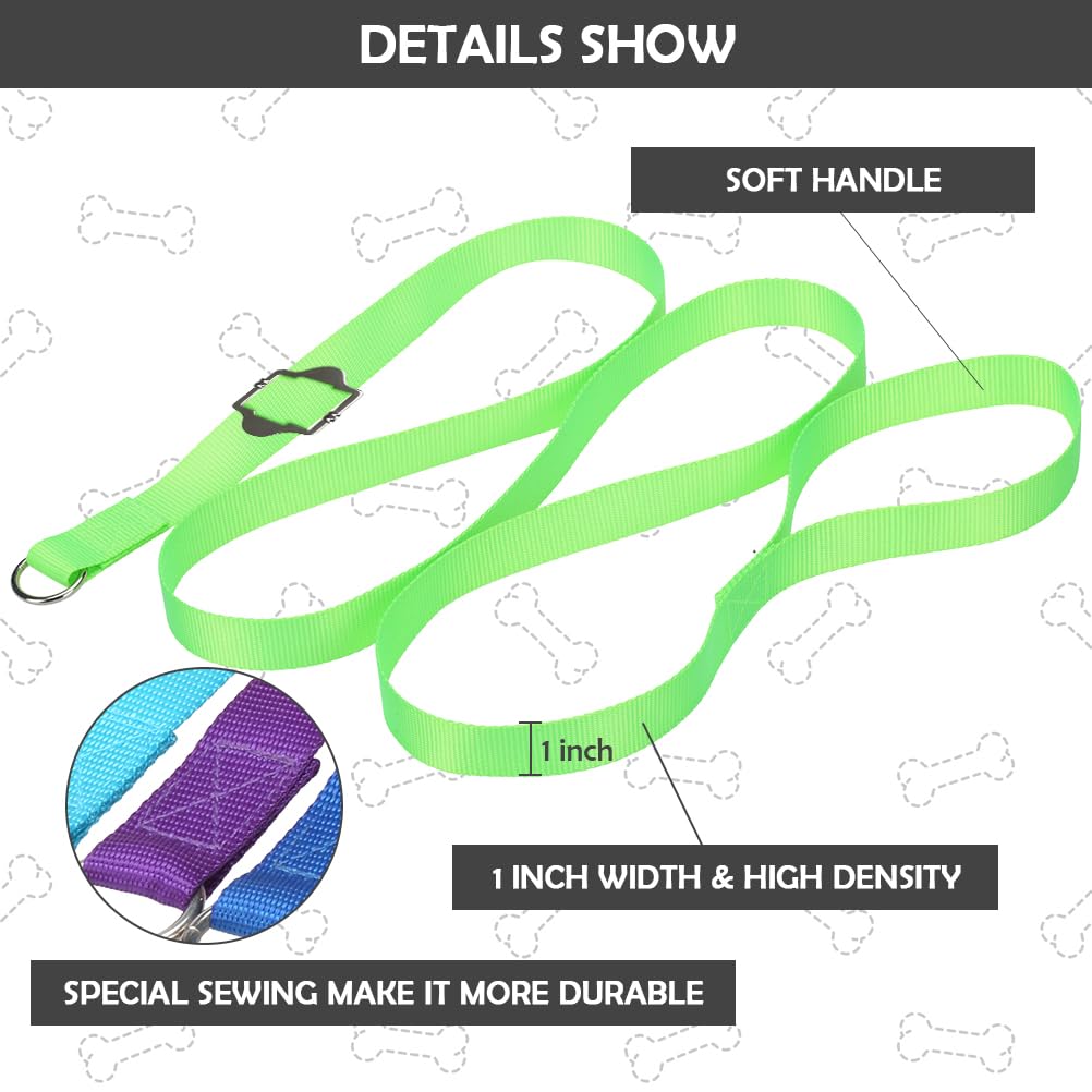 Homimp Slip Lead Dog Leash 6 Ft-8 Pcs Bulk Colors Kennel Control Leashes For Small Medium Large Dogs Puppy Animal Rescue, Groomi