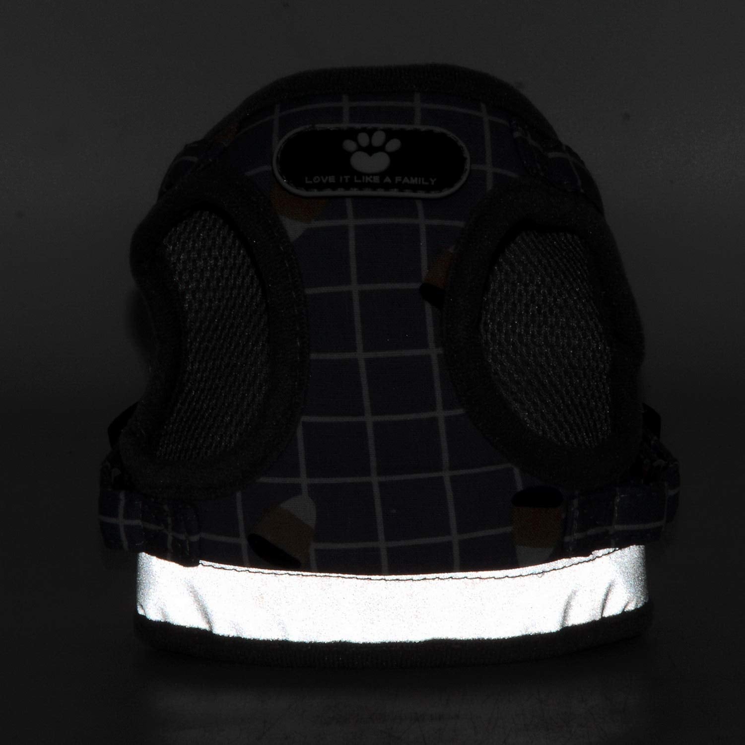 Zunea No Pull Small Dog Harness And Leash Set Adjustable Reflective Step-In Chihuahua Vest Harnesses Mesh Padded Plaid Escape Proof Walking Puppy Jacket For Boy Girl Pet Dogs Cats Gray Xs