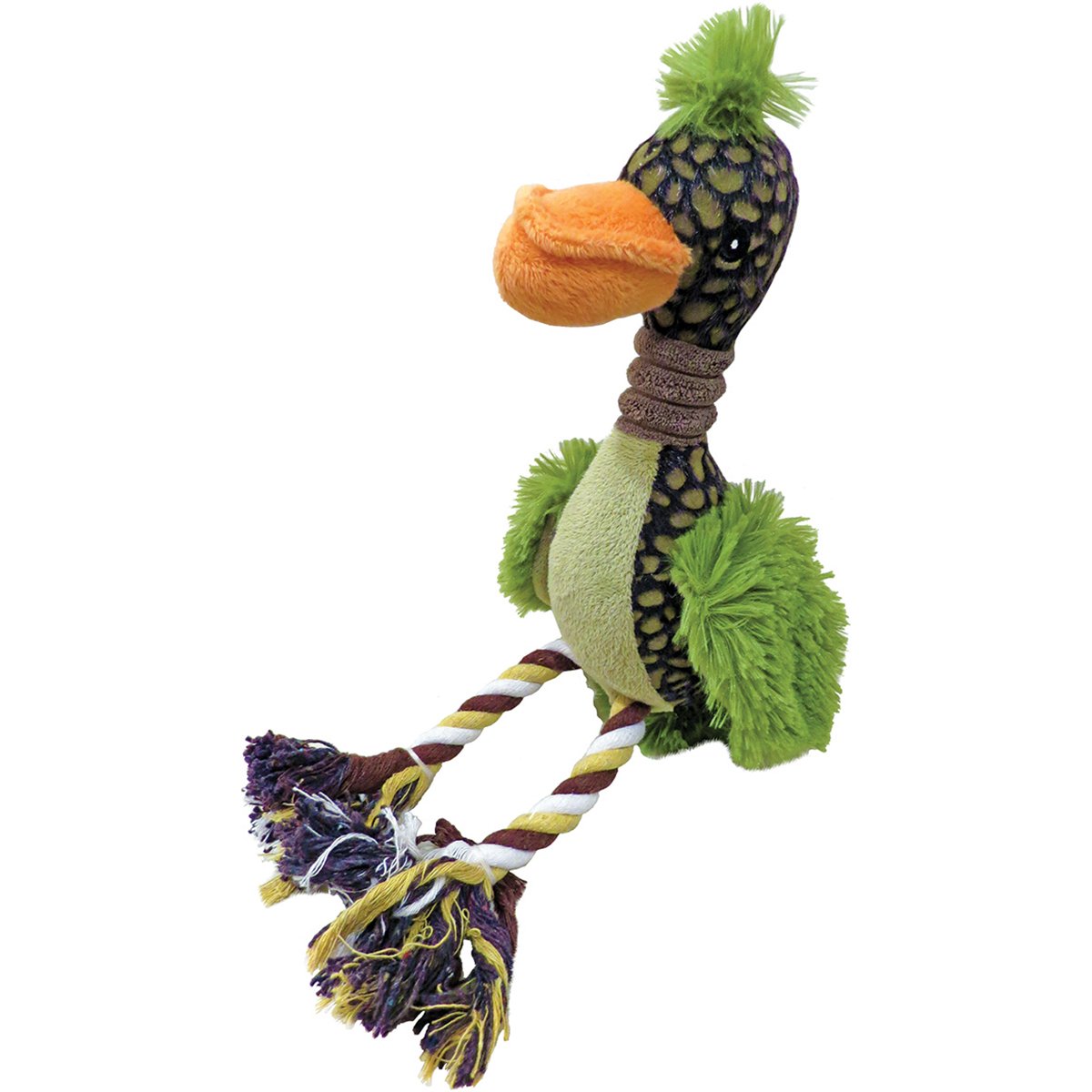 Scoochie Pet Products Fuzz Bird Dog Plush Toy, 12-Inch