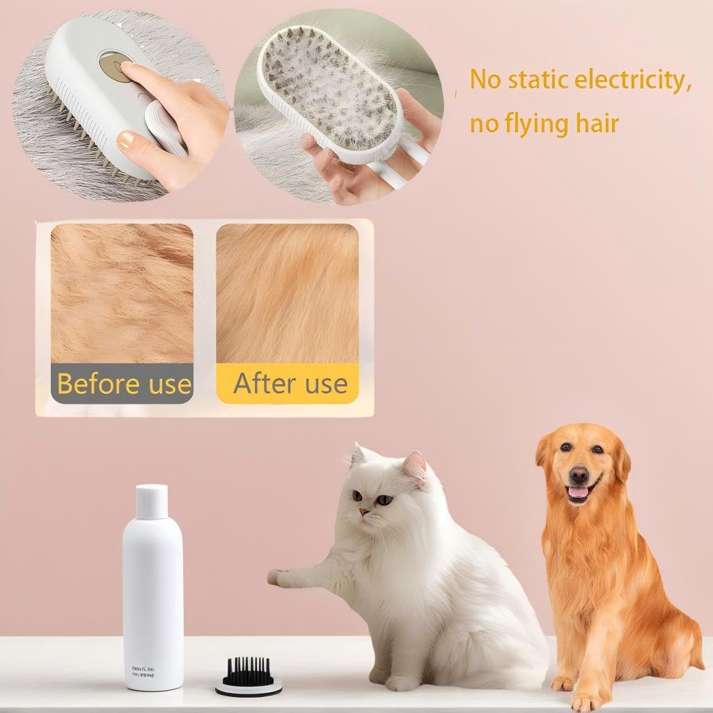Cat Brush For Shedding, Brush For Cats And Dogs, Massage, Cleaning, Shedding, Dog Hair Removal Comb