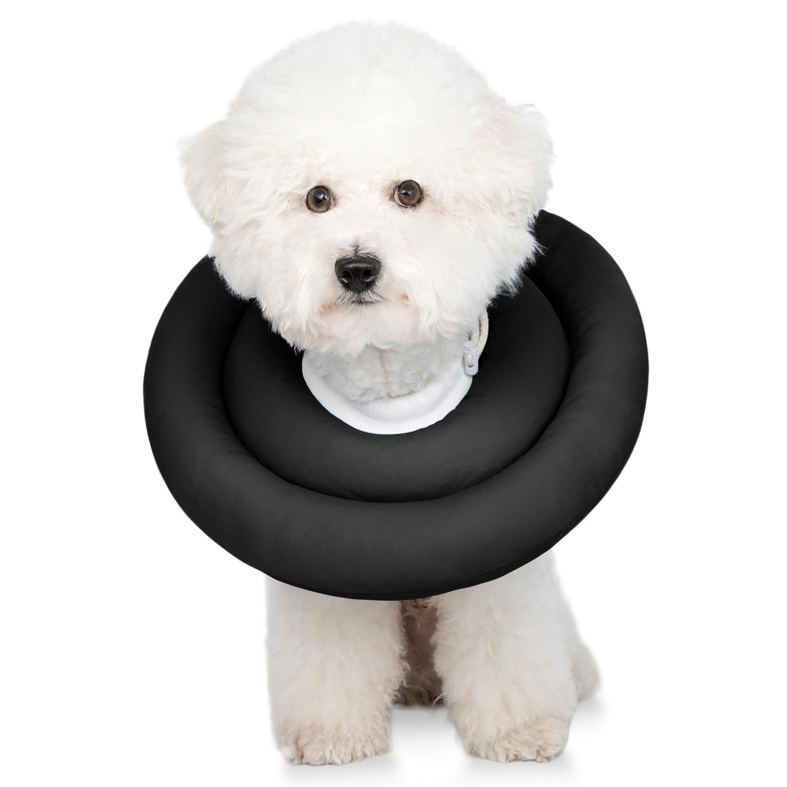 Dog Cones For Small Dogs,Comfortable Adjustable Soft Dog Cone Alternative After Surgery,Elizabethan Donut Collar For Small Dogs 
