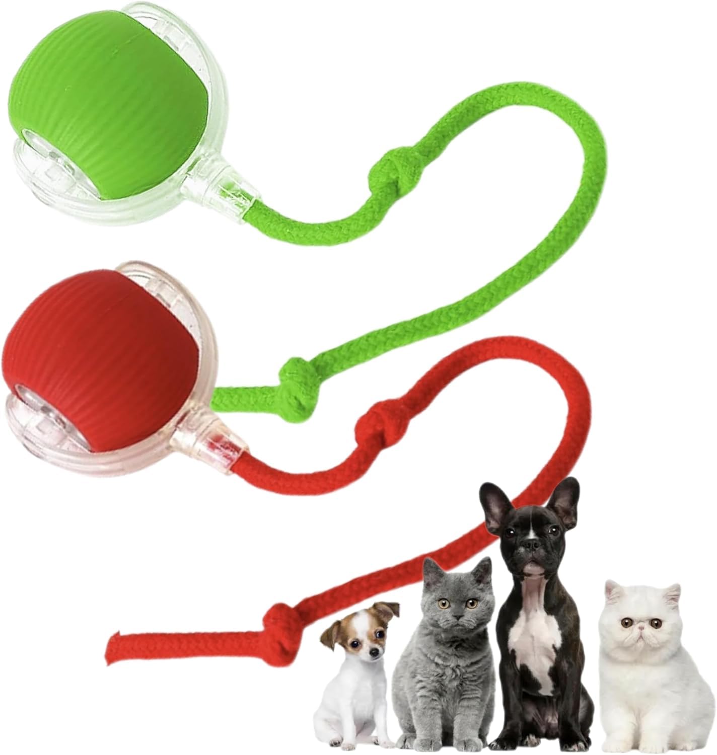 KICKZU Interactive Rolling Dog Ball, Interactive Rolling Ball Dogs Toy, Chewie Viral Vibrating Toy for Dogs, AntiBite Intellige