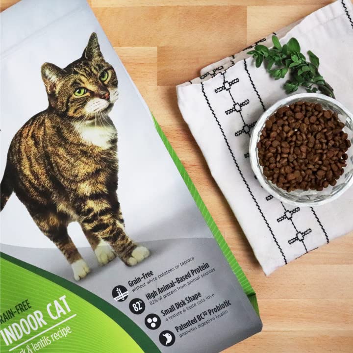 Nulo FreeStyle High Protein Indoor Cat Food, Duck & Cod Recipe - Natural Grain-Free Dry Indoor Cat Food with Omega Fatty Acids,